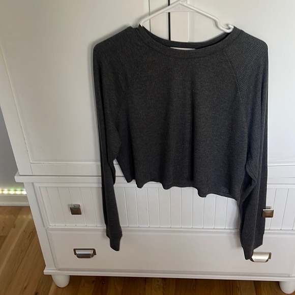 Vanilla Sky Waffle Tee-Long - Picture 1 of 4